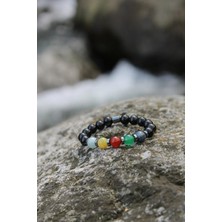 Çocuk Karnelyan Akik Lapis Lazuli Dumanlı Kuvars Aventurin Bileklik