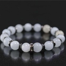 Akuamarin Hematit Doğal Taş Özel Tasarım Bileklik