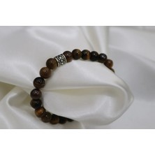 Kaplan Gözü Doğal Taş Bileklik