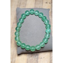 Yeşil Akik Yaşı Bileklik 8 mm