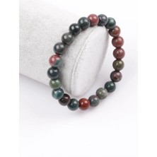 Kan Taşı Doğal Taş Bileklik 8 mm