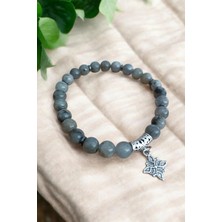 Labradorit Bileklik Oniks Bileklik Orijinal Gerçek Taş - Ruhsal Gelişim - Takıntı - Psişik