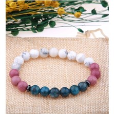 Jasper, Apatit, Havlit Doğal Taş 8 mm Bileklik
