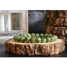 Doğal Taş Unisex Yeşim Taşı Bileklik (Huzur Güven )Taşı