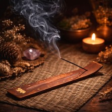 İsmiyle Al Ahşap Kayık Tütsülük Maun