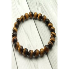 Kaplan Gözü Doğal Taş Bileklik