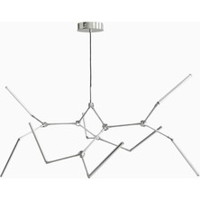 101 Copenhagen Stick Chandelier Brushed Led, Ayarlanabilir Dekoratif Tasarım Avize