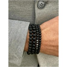 Dörtlü Kombin Erkek Bileklik Set