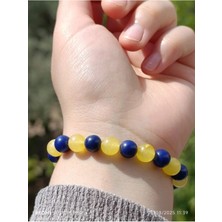 Fenerbahçe Doğaltaş Kuvars Taraftar Bilekliği Kadın ve Erkek