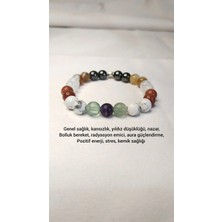 Doğal Taş Sertifikalı Bileklik. Uzman Tarafından Onaylanmış Test Edilmiştir