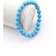 Turkuaz Doğal Taş Bileklik 8 mm Küre Kesim