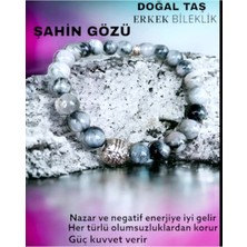 Doğal Taş Erkek Bileklik Şahin Gözü