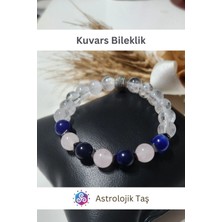 Kuvars Doğal Taş Bileklik (Pembe Kuvars & Kristal Kuvars)