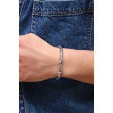 Hematit Doğal Taşlı Bileklik