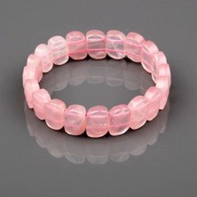 Pembe Kuvars Bileklik Model 3