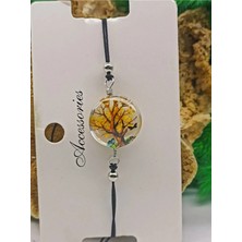 Murana El Yapımı Hayat Ağacı Makrome Bileklik