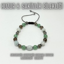 Sertifikalı Malakit 8mm Elastik Misinalı Doğal Taş Bileklik