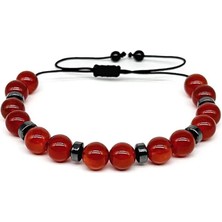 Yemen Akik Hematit Bileklik