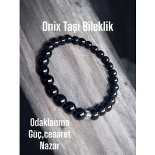 Doğal Taş Onix Taşı Bileklik