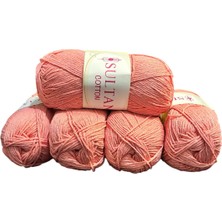 Hobicium Koton 5'li Pamuk Örgü Ipi Ipliği Amigurumi, Battaniye, Çanta, Supla, Yelek, Tığ Bebek