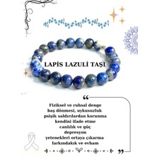 Lapis Lazuli Taşı Bileklik Sertifikalı