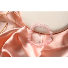 Pembe Necef Doğaltaş Bileklik