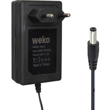 Weko WK-38601 18 Volt - 2 Amper 5.5*2.5 mm Uçlu Yerli Üretim Priz Tipi Adaptör