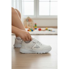 Enoch "nr3" Yazılı ve Çift Kanat Logo Detaylı Çocuk Spor Ayakkabı