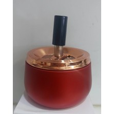 Es Dekor Kırmızı Basmalı Küllük Yük 11CM Çap 9 cm