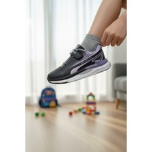 Enoch Çocuk Spor Ayakkabı Cırtlı Yüksek Esnek Tabanlı Kolay Giyim