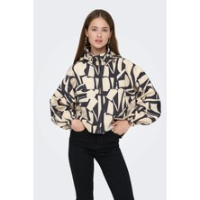 Only Onlbetty Bat Sleeve Kadın Desenli Ceket Oversize