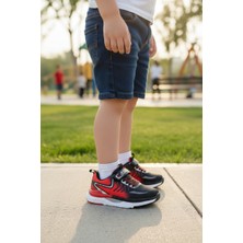 Enoch Çocuk Spor Ayakkabı Cırtlı Yüksek Esnek Tabanlı Kolay Giyim