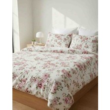 Evim Çiçek Desenli Nevresim Takımı