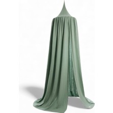 Balküpü Sling (Müslin) Sık Pileli Modern Çadır-Cibinlik