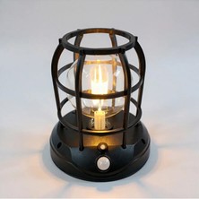 Mustran Güneş Enerjili Solar Bahçe, Kamp , Gece Lambası - Hareket Sensörlü (Askılı & 3 Modlu)