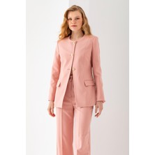 Vuntal Kadın Spor Şık Blazer Takım Elbise