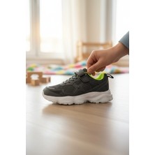 Enoch Çocuk Fileli Spor Ayakkabı Cırtlı ve Bağcıklı Konfor Model