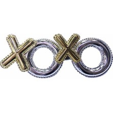 İsmiyle Al Gümüş Renk Xoxo Yazılı Parti Gözlüğü