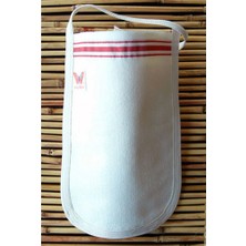 Alyans 12 Adet Kelebek Banyo Hamam Kesesi Beyaz Kalın Dokuma İnce Gözenek Özelliği