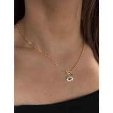 Luseda Nazar Göz Detaylı 45 cm VIP Kolye