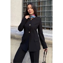Vuntal Kadın Spor Şık Blazer Takım Elbise