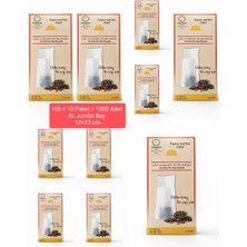 FERRAGNI Home Porcellana Firenze Çay Demleme Filtre Kağıdı Xl Jumbo Boy 12*22 cm Kutulu 10 Paket (1000 Adet)