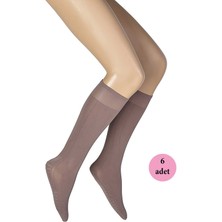 Dore 6 Adet Masaj Kadın Çorap Vizon 86