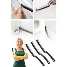 Privo 3 Adet Derz Arası Banyo Mutfak Dar Alan Ince Temizlik Fırçası Lavabo Fayans Detay Temizleme Fırçası