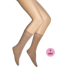 Dore 6 Adet Masaj Kadın Çorap Bronz 38