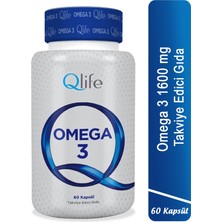 Qlife Omega 3 Balık Yağı 1200 Mg 60 Kapsül