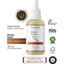 Voop Retinol Serumu 30 ml Retinol Seramid ve Hyaluronik Asit İçeren Anti-Aging Cilt Yenileyici Türkiye Üretimi