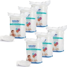 Bebedor Bebek Temizleme Pamuğu 6 Adet Hassas Ciltlere Uygun Doğal İçerikli Temizlik