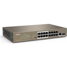 Tenda TEF1118P-16-150W 16PORT 10/100 Poe +1 Gigabit/sfp Switch