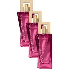 Avon Attraction Closer Kadın Parfüm Edp 50 Ml. Üçlü Paket